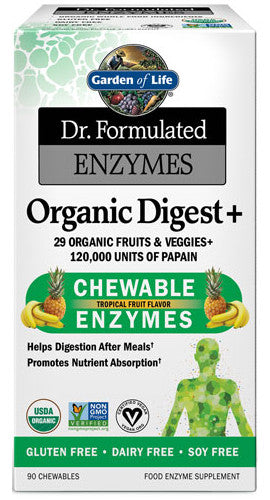 Dr. Formulated Digest+, Tropical Fruit - 90 chewables