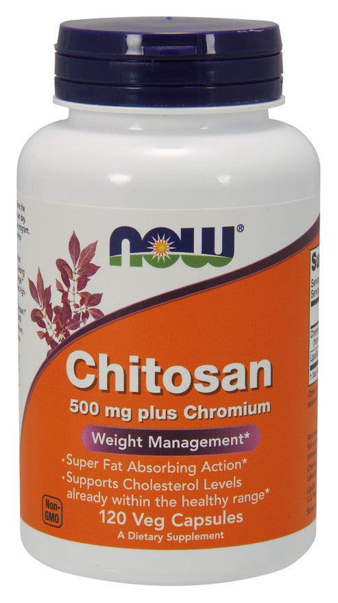 Chitosan, 500mg Plus Chromium - 120 vcaps