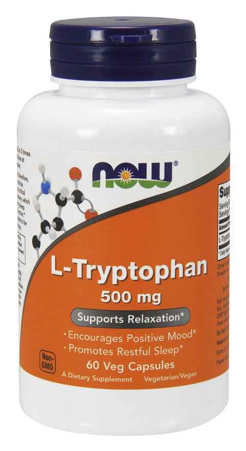 L-Tryptophan, 500mg - 60 vcaps