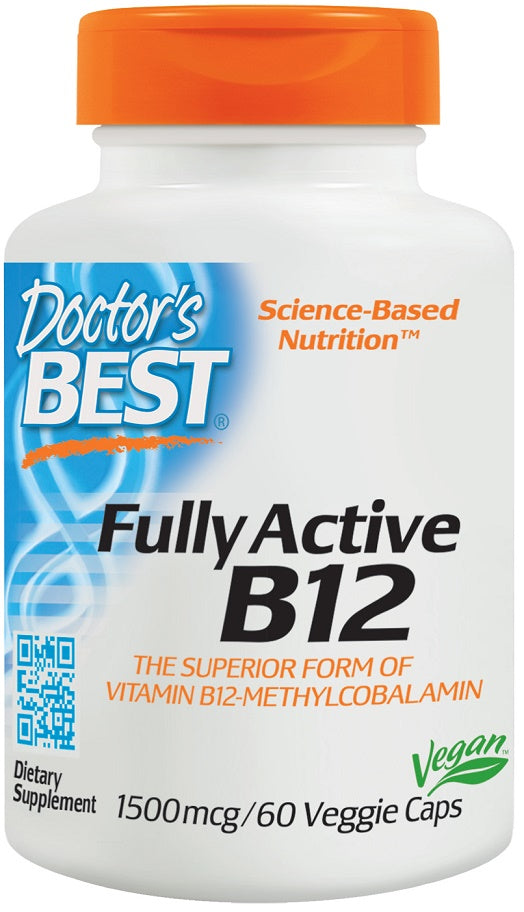 Fully Active B12, 1500mcg - 60 vcaps