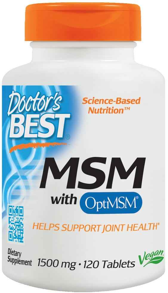 MSM with OptiMSM, 1500mg - 120 tabs
