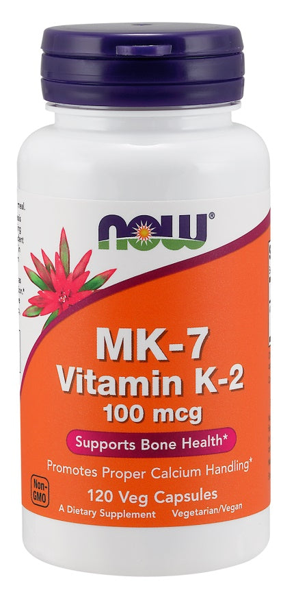 MK-7 Vitamin K-2, 100mcg - 120 vcaps