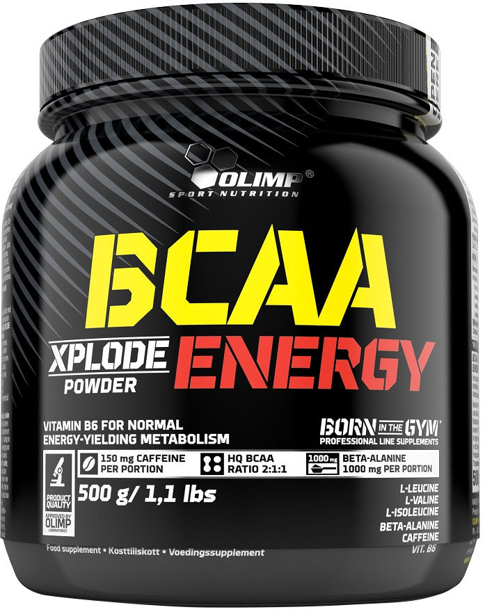BCAA Xplode Energy, Fruit Punch (EAN 5901330079580) - 500g