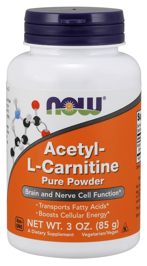 Acetyl-L-Carnitine, Pure Powder - 85g