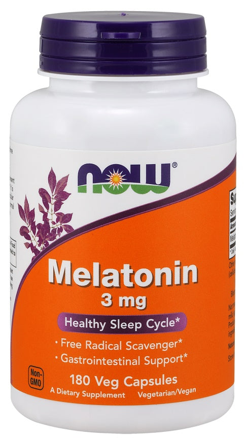 Melatonin, 3mg - 180 vcaps