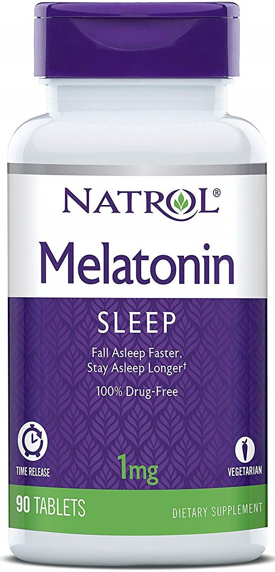 Melatonin Time Release, 1mg - 90 tabs
