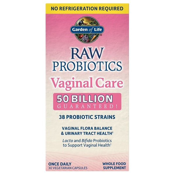 Raw Probiotics Vaginal Care (Shelf-Stable) - 30 vcaps