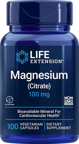 Magnesium (Citrate), 160mg - 100 vcaps