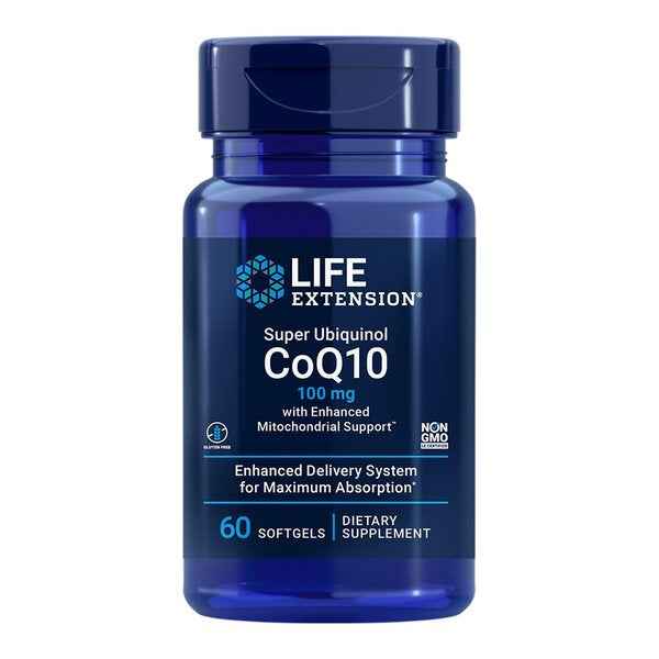 Super Ubiquinol CoQ10 with Enhanced Mitochondrial Support, 100mg - 60 softgels
