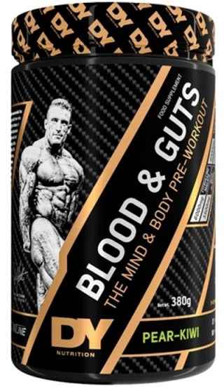 Blood and Guts Dorian Yates – Complément sportif en poudre saveur poire kiwi, 380 g