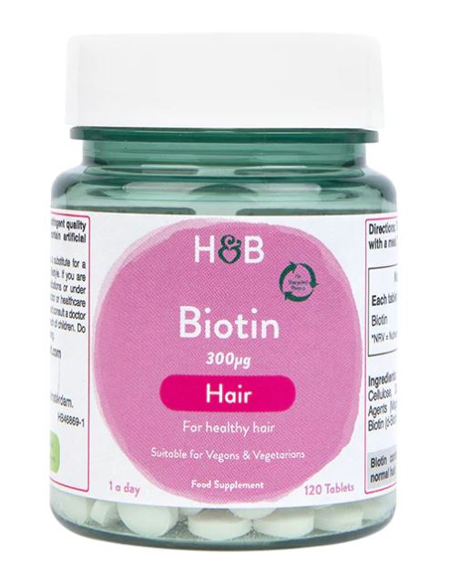 Biotin, 300mcg - 120 tablets