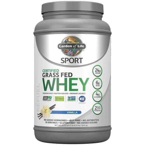Sport Certified Grass Fed Whey Protein, Vanilla - 640g