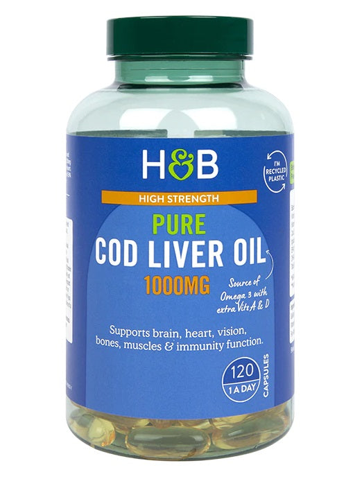 Cod Liver Oil, 1000mg - 120 caps