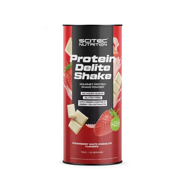 Protein Delite Shake, Strawberry White Chocolate - 700g