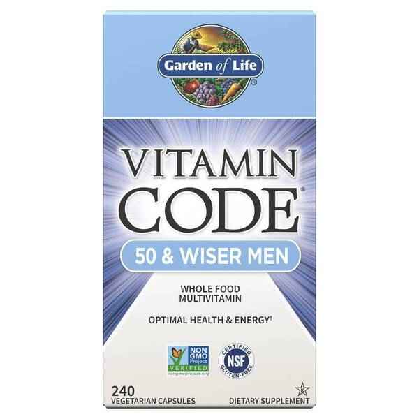 Vitamin Code 50 & Wiser Men - 240 vcaps