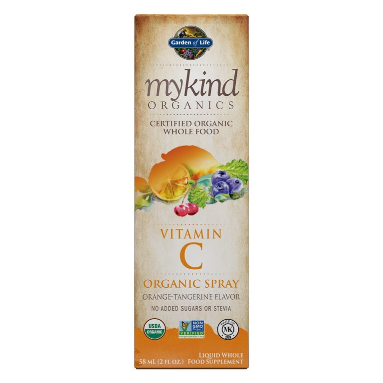 Mykind Vitamin C Spray, Orange-Tangerine - 58 ml.