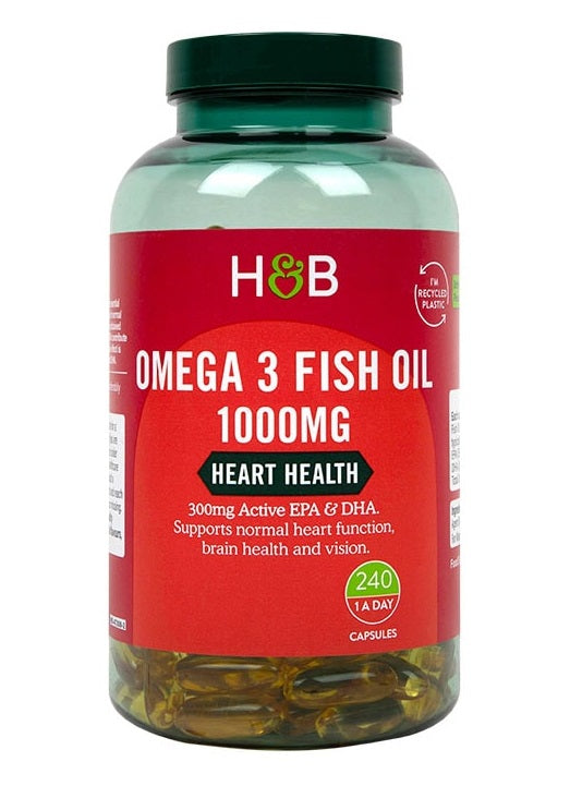 Omega 3 Fish Oil, 1000mg - 240 caps