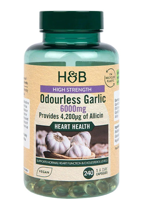 High Strength Odourless Garlic, 6000mg - 240 caps