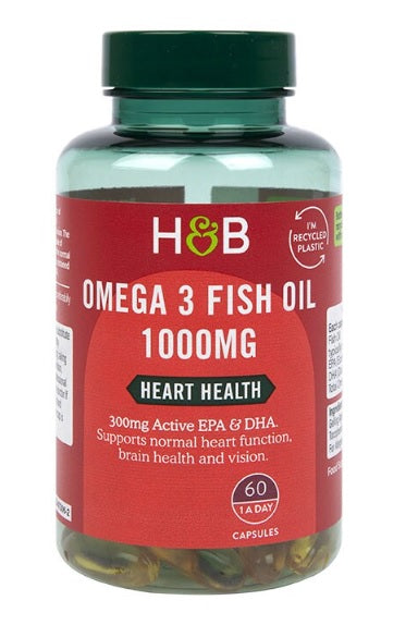 Omega 3 Fish Oil, 1000mg - 60 caps