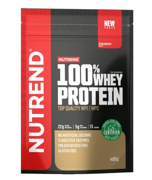 100% Whey Protein, Strawberry - 400g