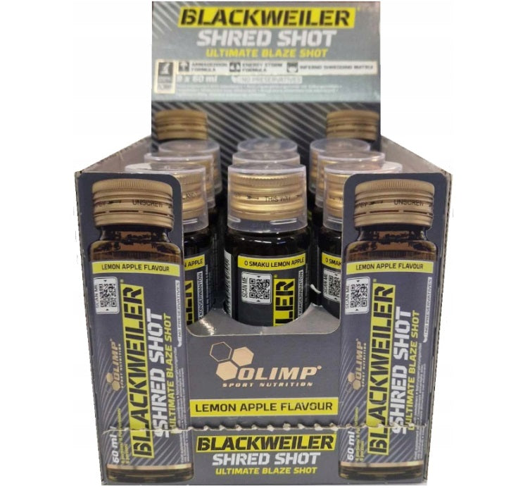 Blackweiler Shred Shot, Lemon Apple (EAN 5901330089725) - 9 x 60 ml.