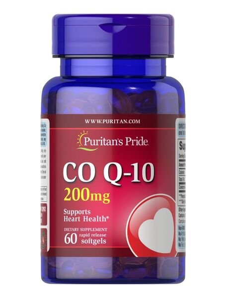 CoQ10, 200mg - 60 softgels