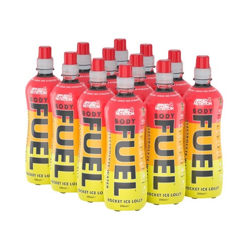 Bodyfuel Hydration & Vitamin Water, Rocket Ice Lolly - 12 x 500 ml.