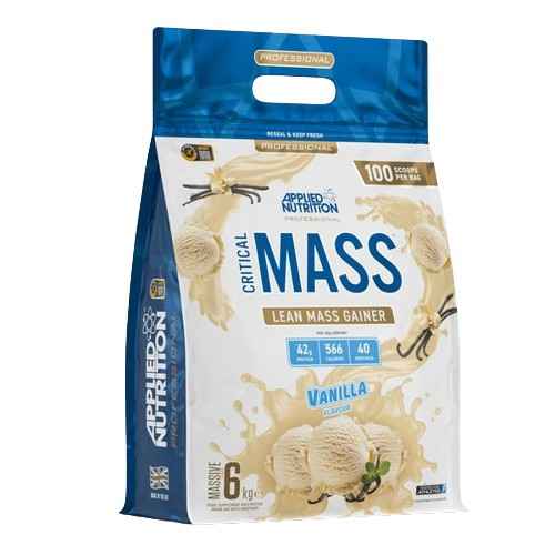 Critical Mass - Professional Applied Nutrition – Gainer saveur vanille, 6 kg