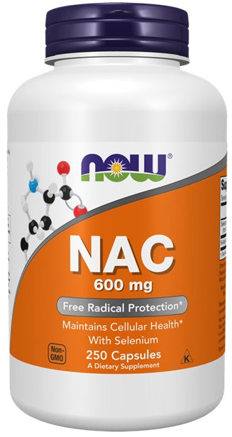 NAC with Selenium & Molybdenum, 600mg - 250 vcaps