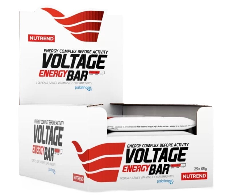Voltage Energy Bar, Hazelnut - 25 x 65g