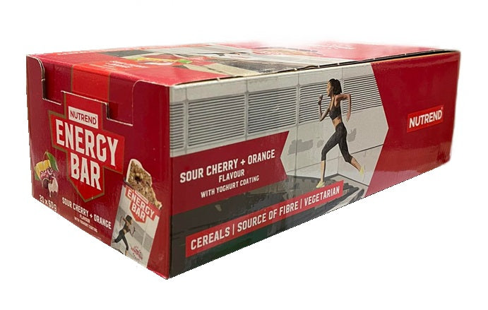 Energy Bar, Sour Cherry + Orange - 20 x 60g