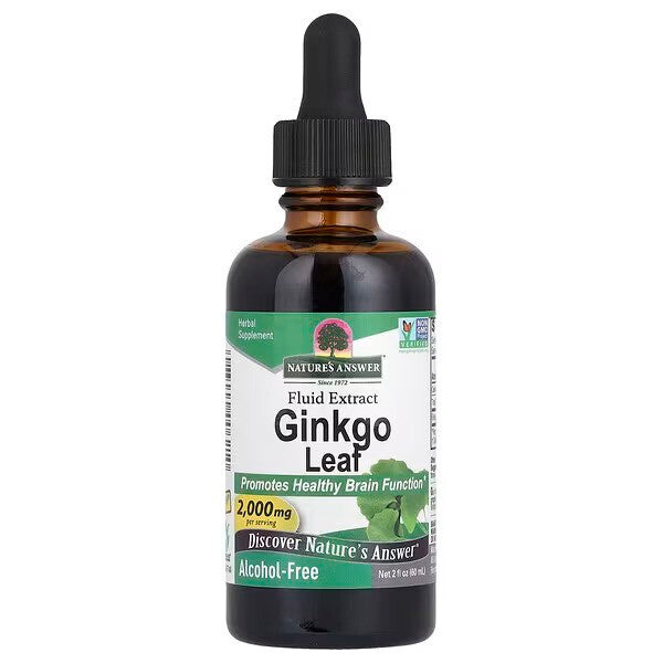 Ginkgo Leaf, 2000mg - 60 ml.