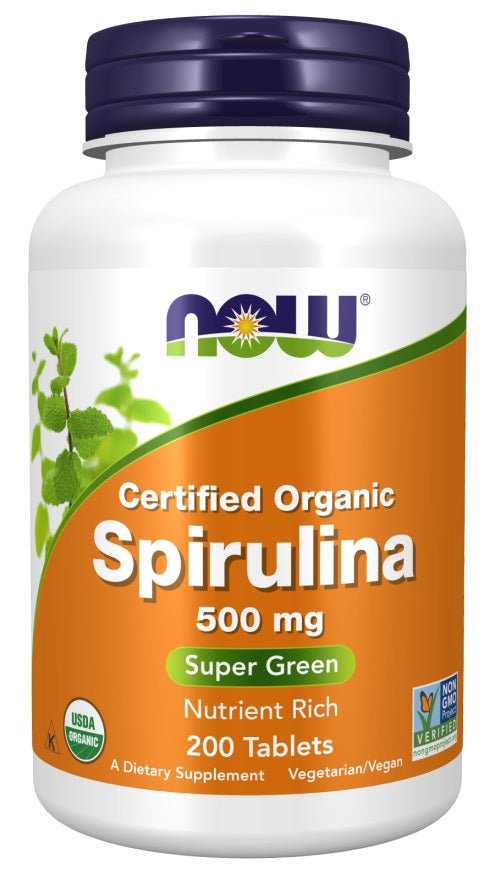 Spirulina, 500mg - 200 tabs