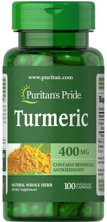 Turmeric, 400mg - 100 caps