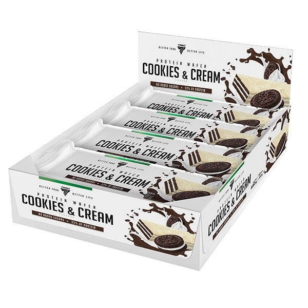 Protein Wafer, Cookies & Cream - 12 x 40g