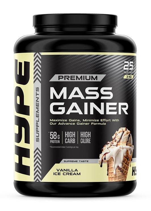 Mass Gainer, Vanilla Ice Cream - 3000g