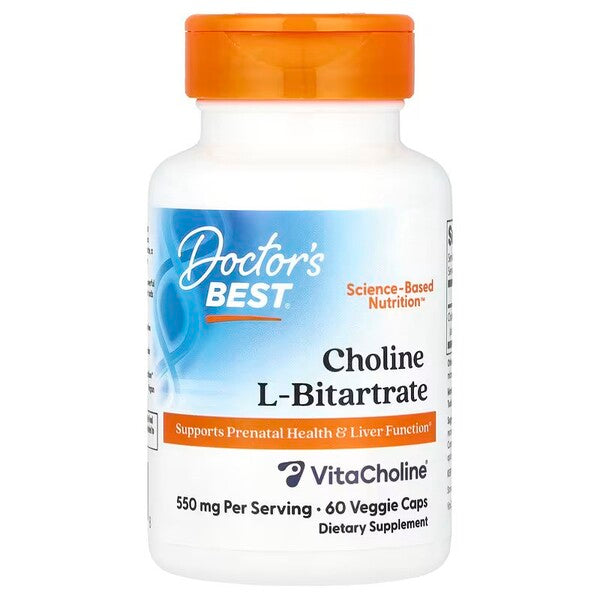 Choline L-Bitartrate, 550mg - 60 vcaps