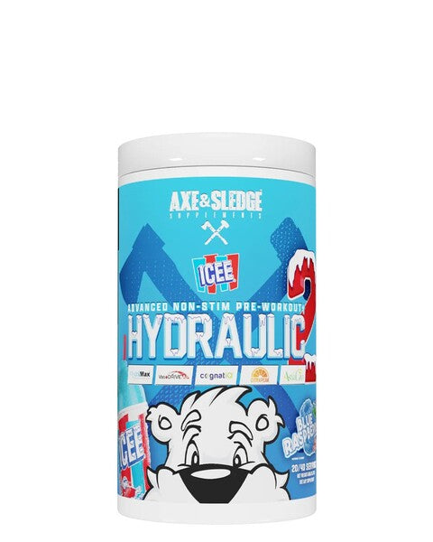 Hydraulic V2 Non-Stim Pre-Workout, ICEE Blue Raspberry - 450g