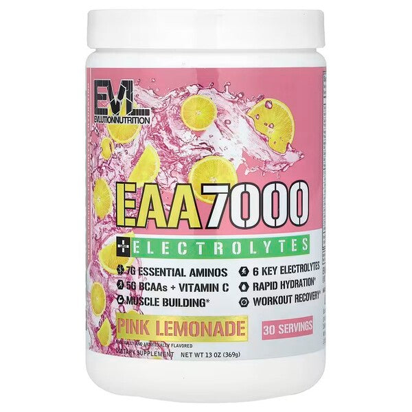 EAA 7000 + Electrolytes, Pink Lemonade - 369g