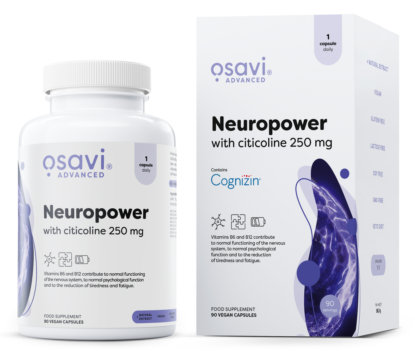 Neuropower with Citicoline, 250mg - 90 vegan caps