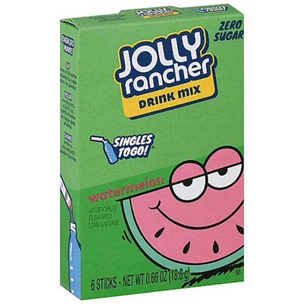 Jolly Rancher Singles to Go, Watermelon - 6 sticks
