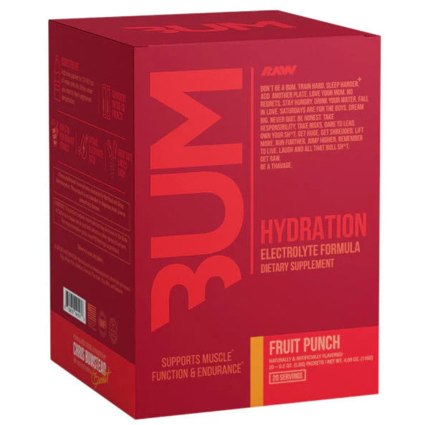 Bum Hydration, Fruit Punch - 20 x 5.8g