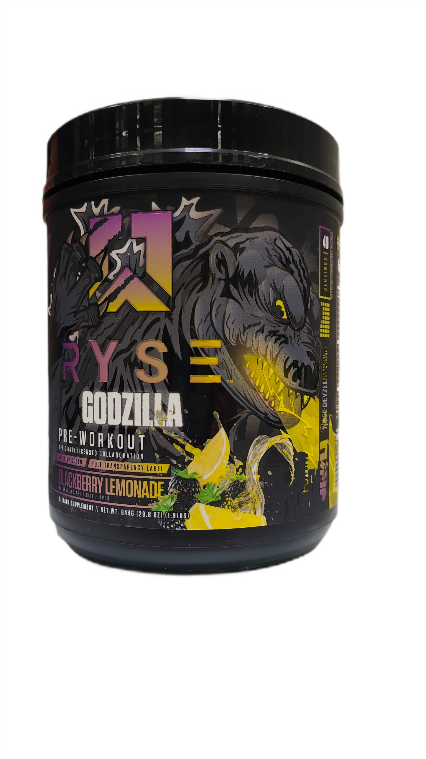 Godzilla Pre-Workout, Blackberry Lemonade - 844g