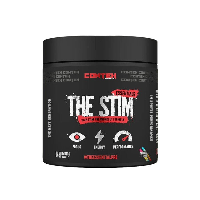The Stim Pre-Workout, Tropical Flavour - 255g