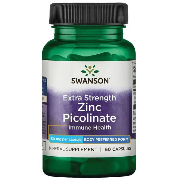 Zinc Picolinate Body Preferred Form, 50mg Extra Strength - 60 caps
