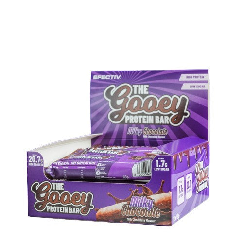The Gooey Protein Bar, Milky Chocolate - 12 x 65g