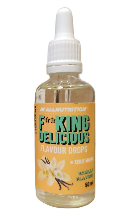 Fitking Delicious Flavour Drops, Vanilla - 50 ml.