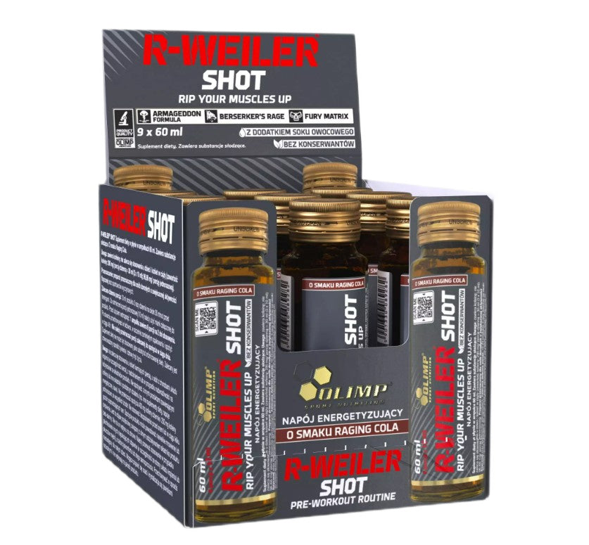 R-Weiler Shot, Raging Cola (EAN 5901330096273) - 9 x 60 ml.