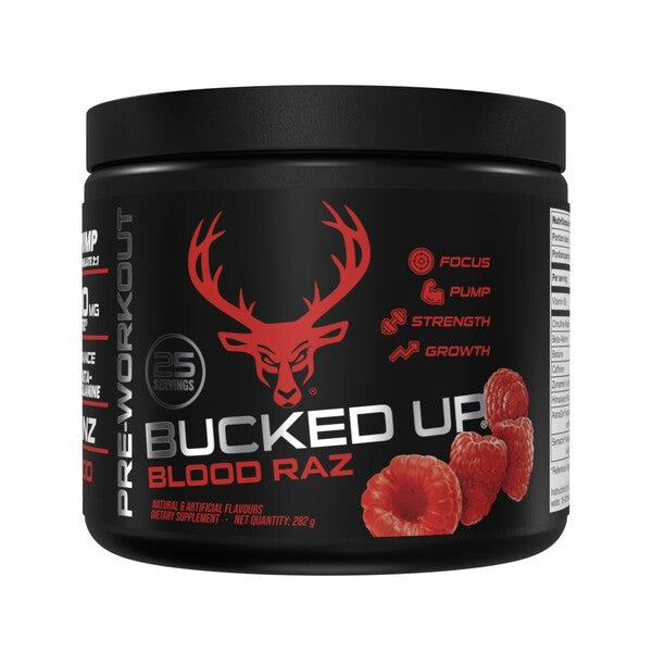Bucked Up Pre-Workout, Blood Raz - 282g