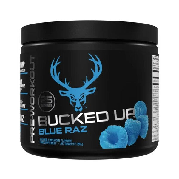 Bucked Up Pre-Workout, Blue Raz - 290g